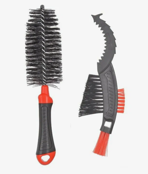 Щетки TRIX для чистки цепи и трещотки, пластик, красно-черные