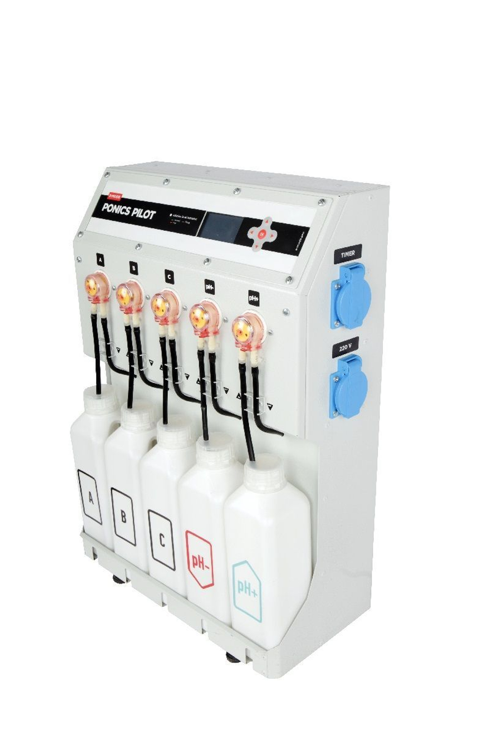 Прибор для автоматизации приготовления питательного раствора Ponics Pilot, вид сбоку