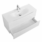 Тумба с раковиной BelBagno MARINO-CER-MINI-900-2C-SO-BO-P Bianco Opaco