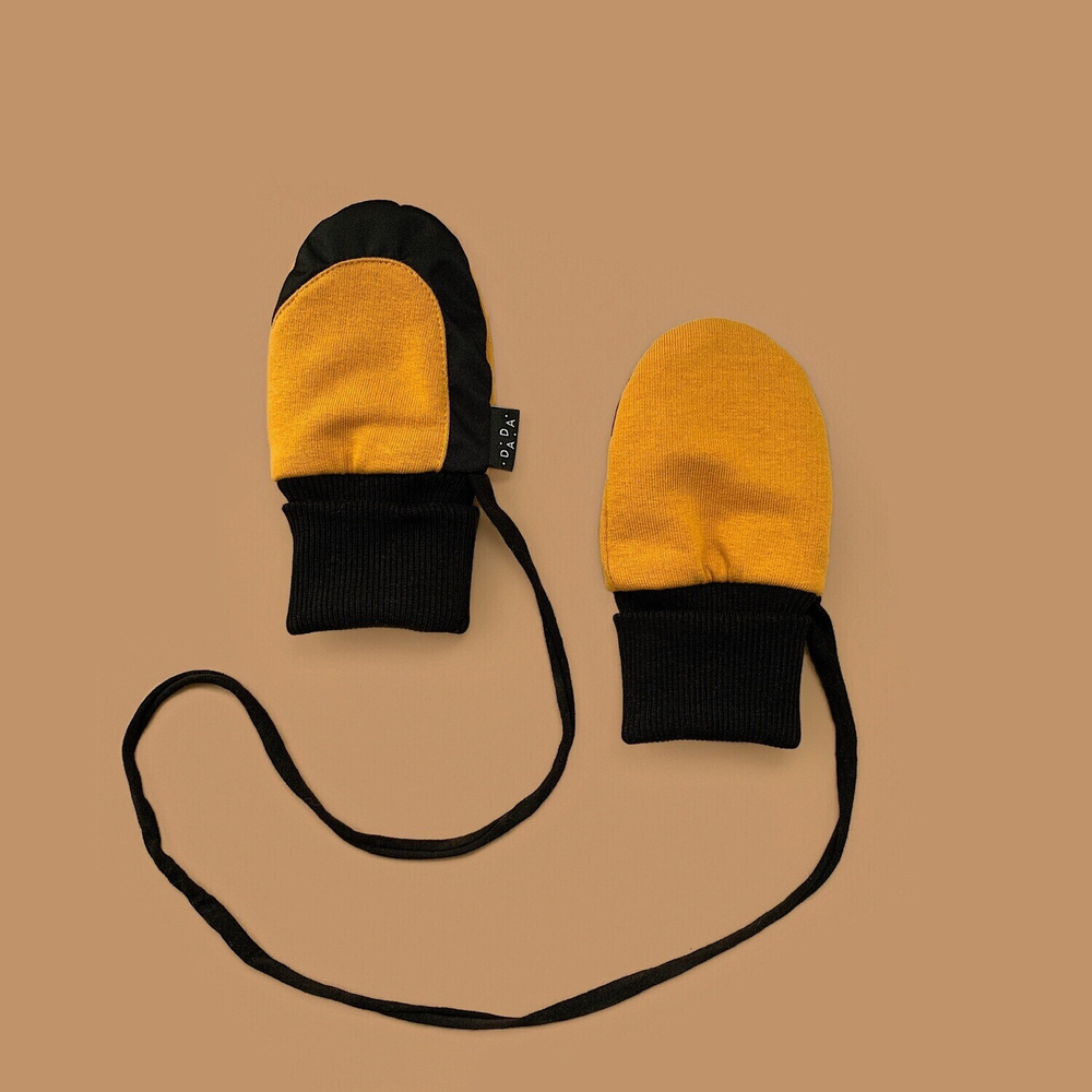 Легкие варежки (горчица)