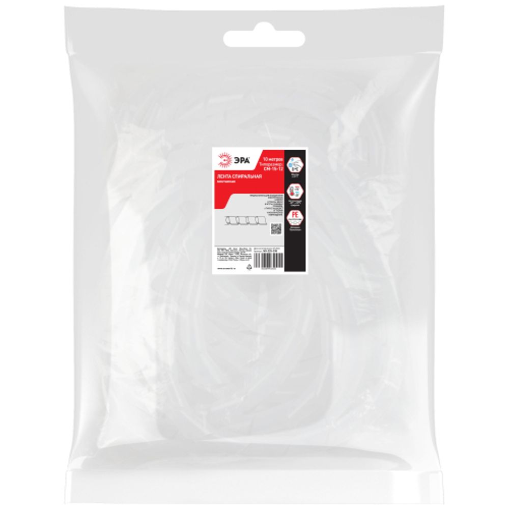 Лента спиральная монтажная ЭРА NO-225-338 СМ-15-12 10 м/уп