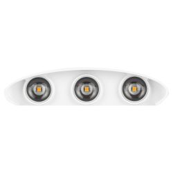 Светильник декоративный настенный светодиодный ЭРА WL12 WH 6х1Вт 3000К IP54 белый для интерьера и фасадов зданий | Настенная подсветка