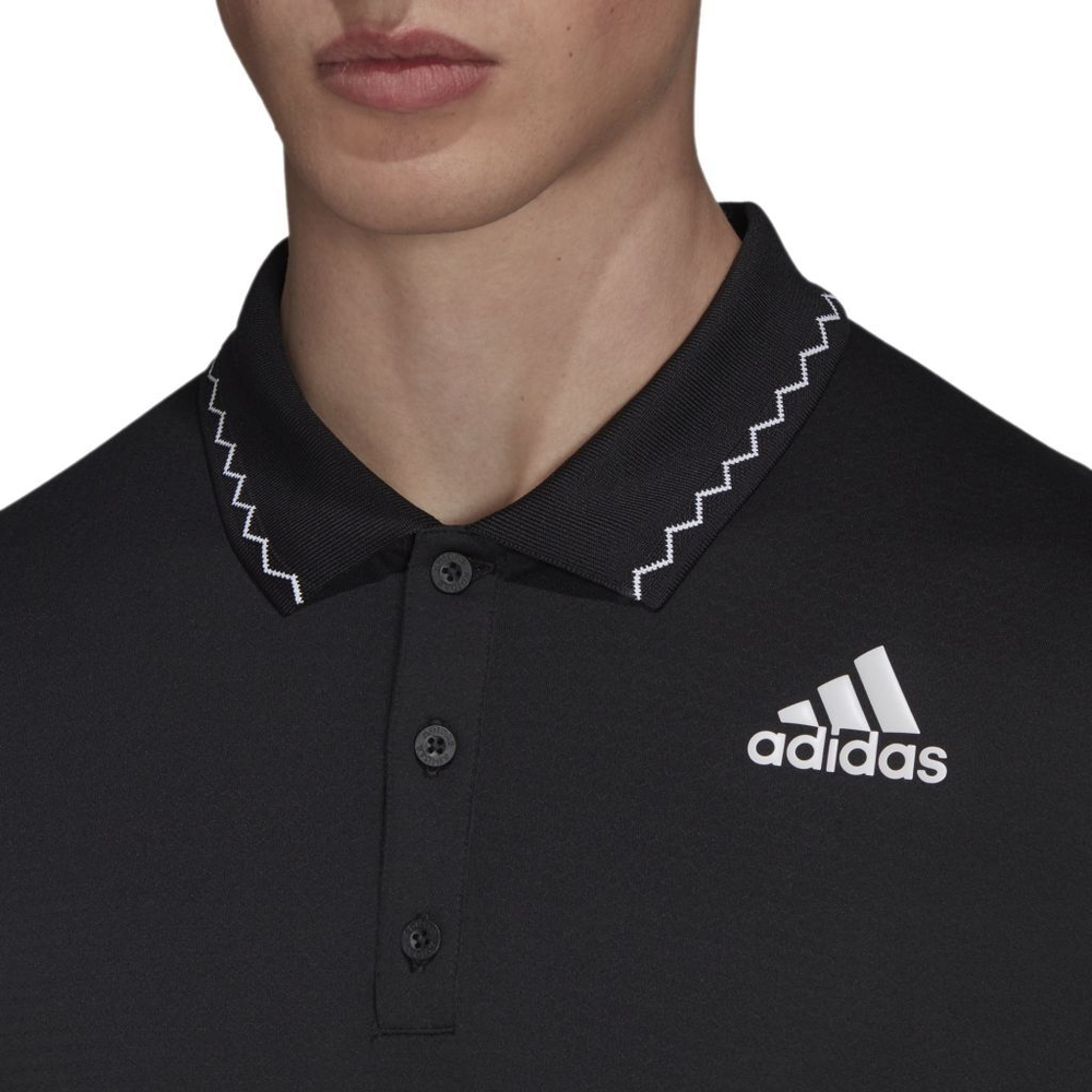Мужское теннисное поло Adidas Tennis Freelift Polo Primeblue M - black