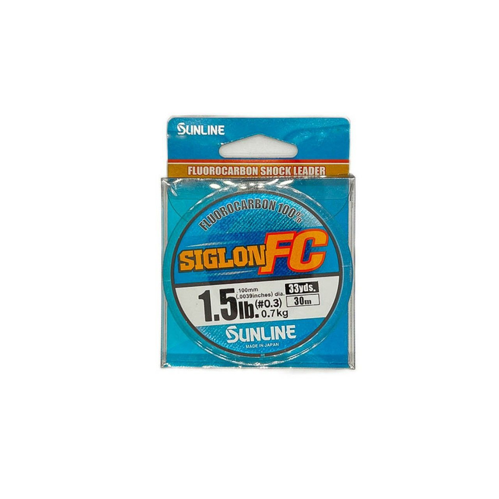 Леска для рыбалки SUNLINE Siglon FC 2020 30m #0.3/0.100mm