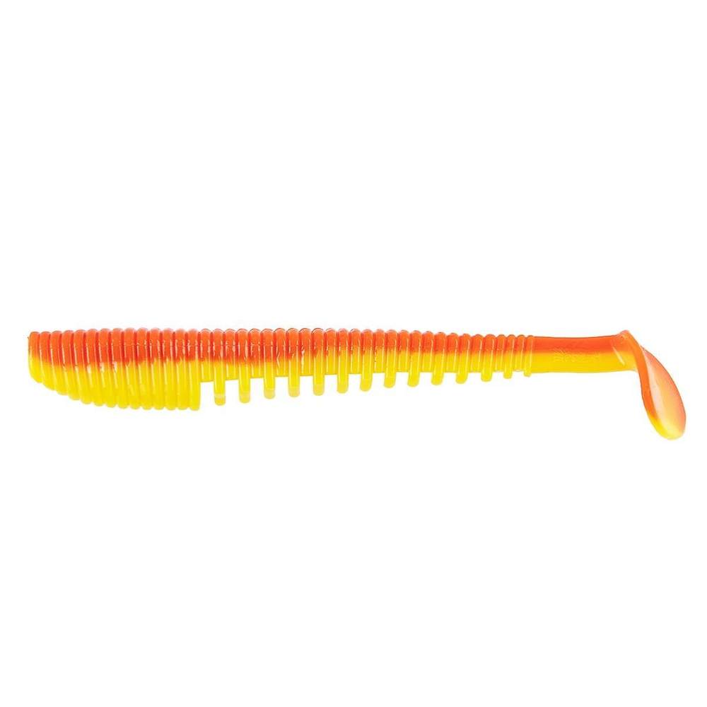 Виброхвост несъедоб. Varuna 4,33"/11см Orange & Yellow 100шт. (HS-35-015-N) Helios