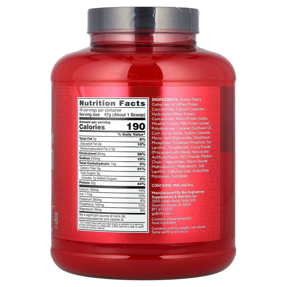 BSN, Syntha-6, протеиновая матрица ультрапремиального качества, со вкусом шоколадного коктейля, 2,27 кг (5 фунтов)