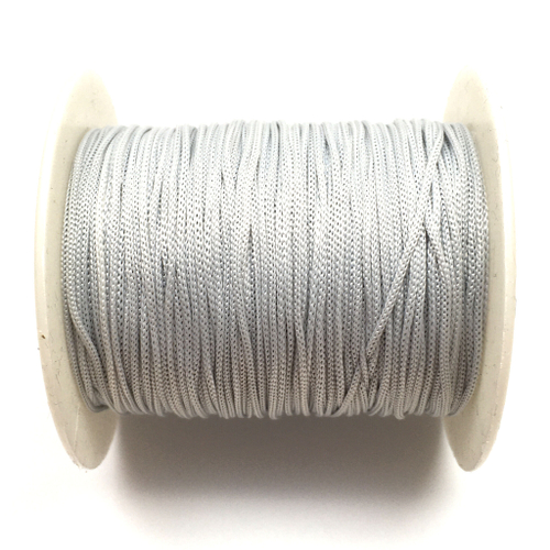 Шнур нейлоновый светло-серый 1 мм (катушка ок.80 метров)