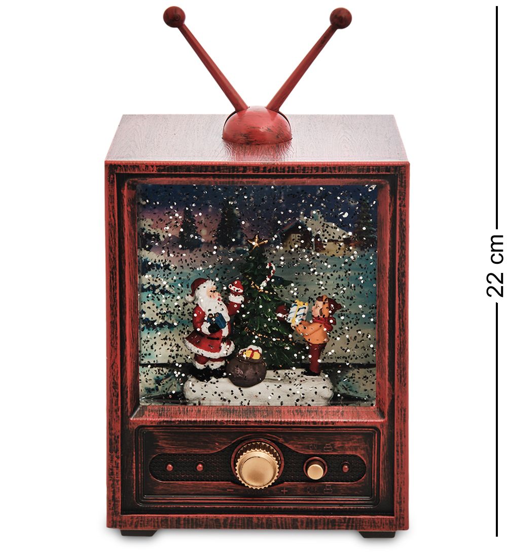 XM-855 Новогодний телевизор муз. с подсветкой