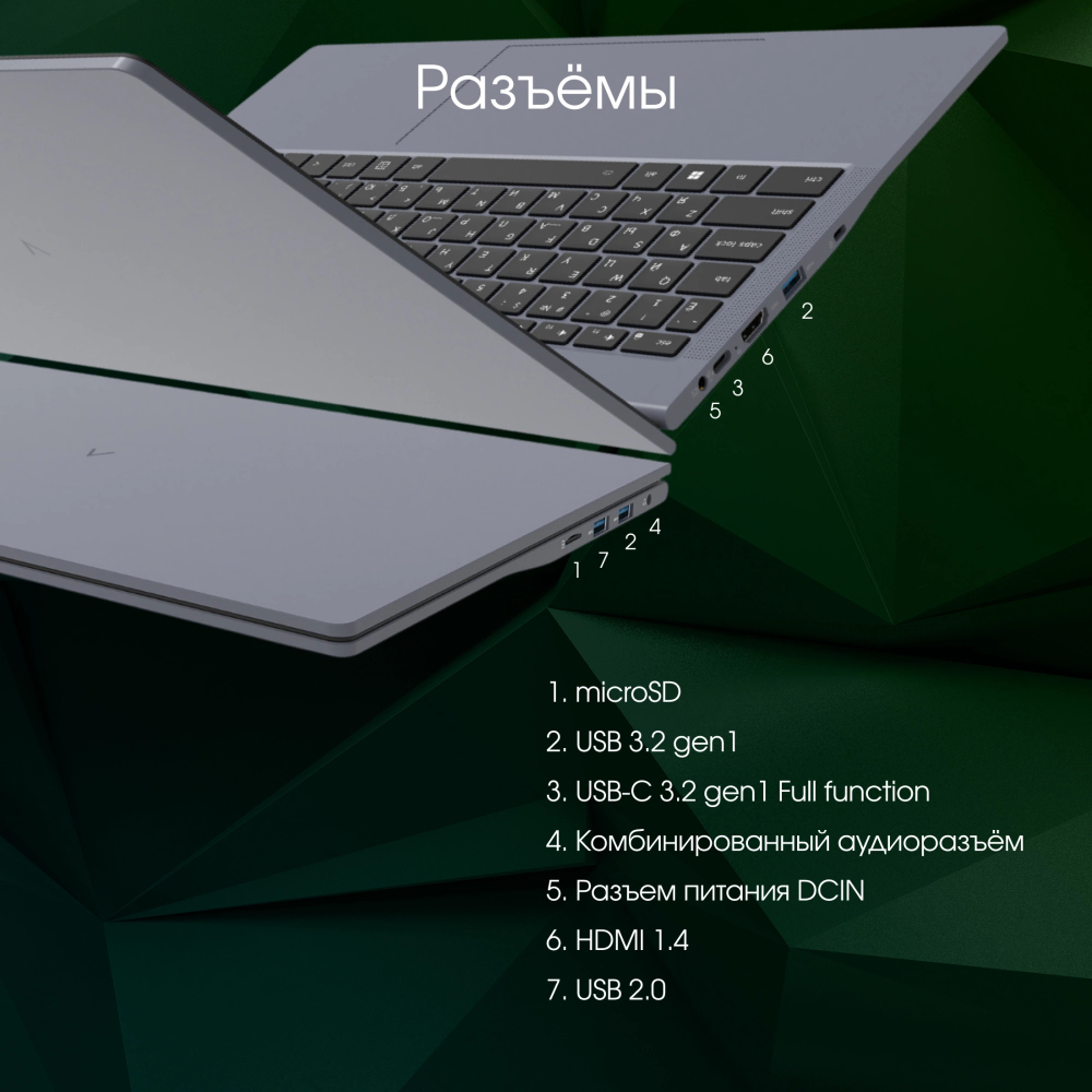 Ноутбук  Digma Pro Cursus 15.6 ", Ryzen 5, 16 Гб RAM, 512 Гб SSD, Radeon Graphics, Серый