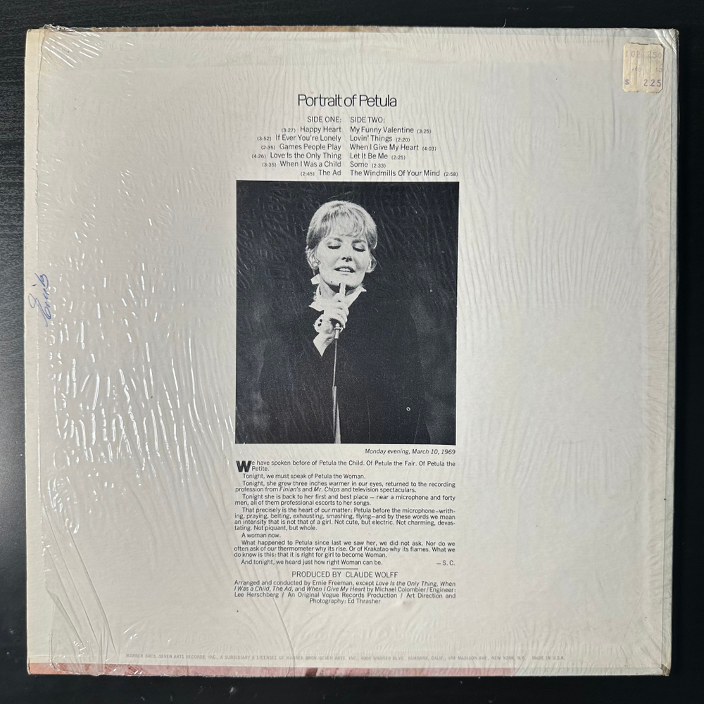 Petula Clark ‎– Portrait Of Petula (США 1969г.)