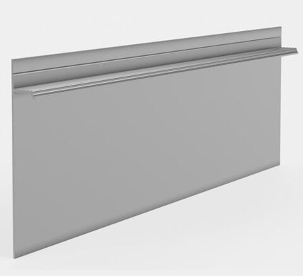 Плинтус скрытого монтажа Pro Design 323 анодированный, 2700x14,5x98,6 мм