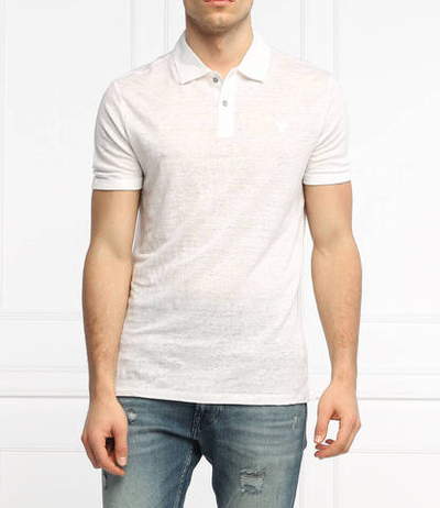 льняное поло kismi GUESS - белый(M2GP09 KB3G0)