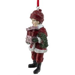 GAEM Изделие декоративное подвесное "Девочка/Мальчик", L5 W3 H11 см, 4в.