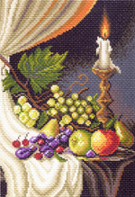 "Фруктовая симфония"-1398 канва с рисунком