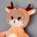 Мягкая игрушка "Котик в костюме оленёнка"
