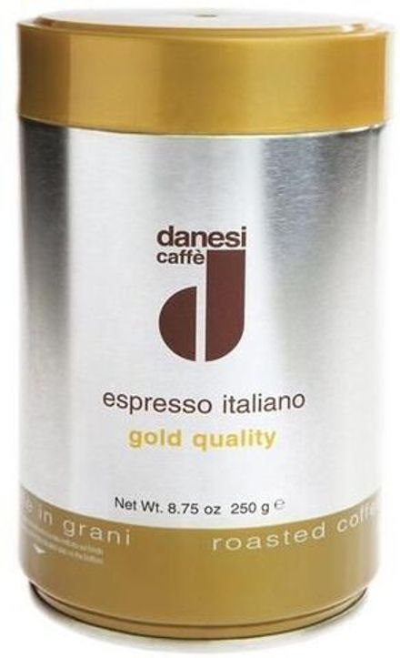 Кофе в зернах Danesi Gold, банка 250 г.