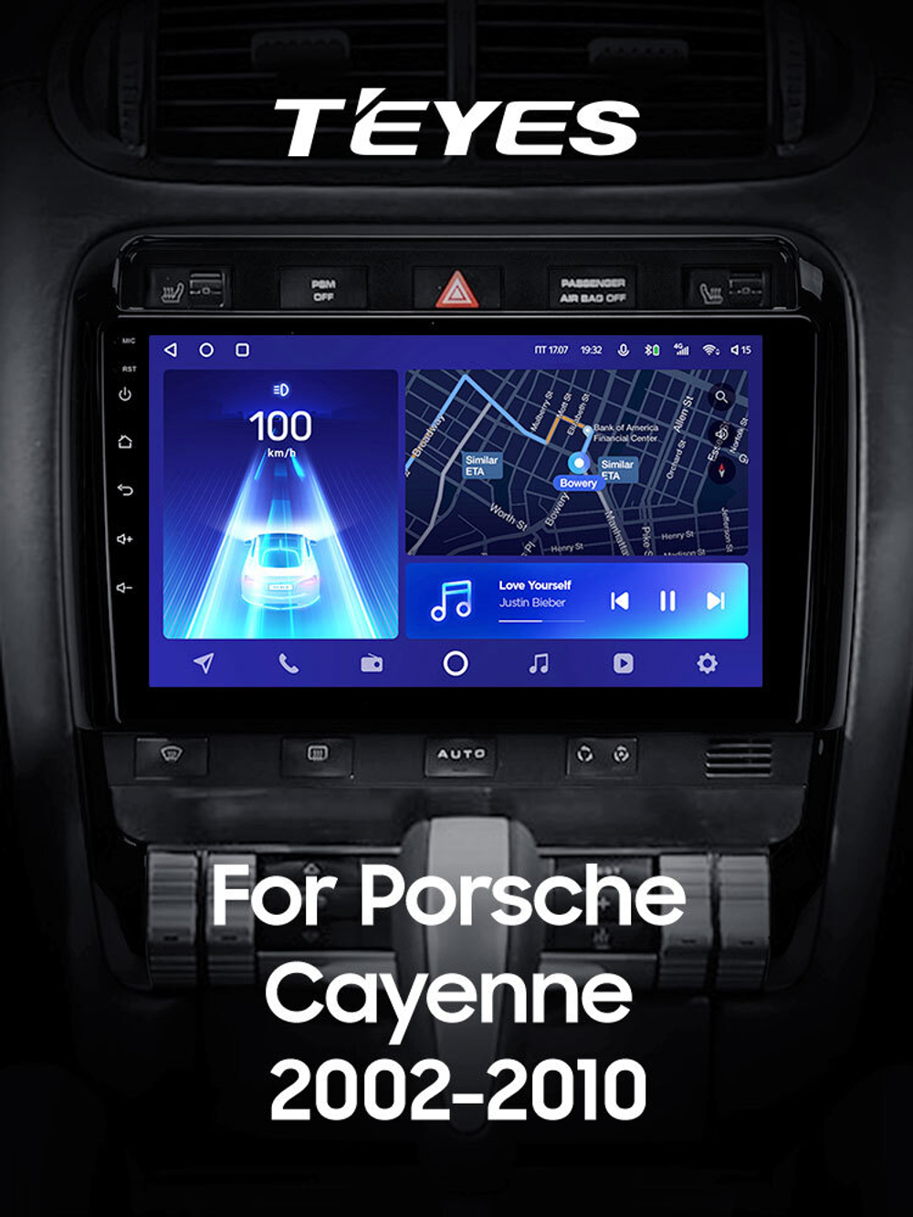 Teyes CC2 Plus 9"для Porsche Cayenne 2002-2010