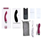 Фиолетовый изогнутый вибратор 17см для стимуляции зоны G Svakom Amy Firm G-spot Vibrator SUV-02 Violet