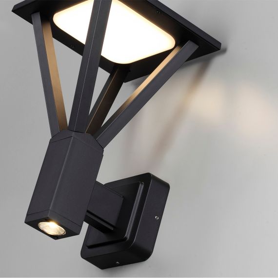 Уличный настенный светодиодный светильник Odeon Light Nature Bearitz 6655/15WL