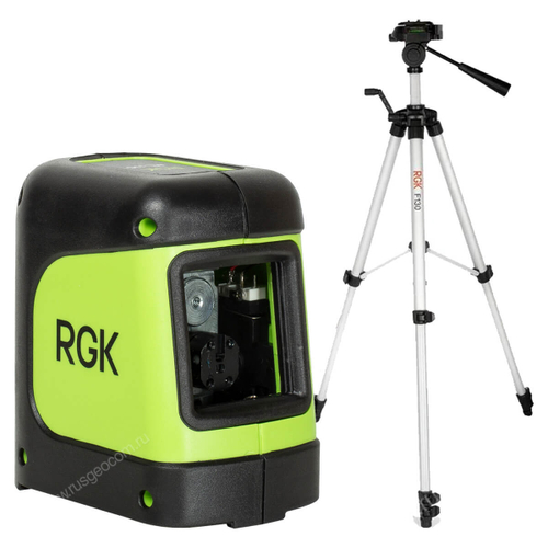 Комплект: лазерный уровень RGK ML-11G + штатив RGK F130