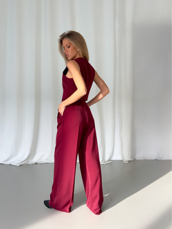 Брюки Office винный