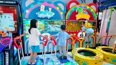 Интерактивный батутный аттракцион с видеоигрой «Jump'n'Play»