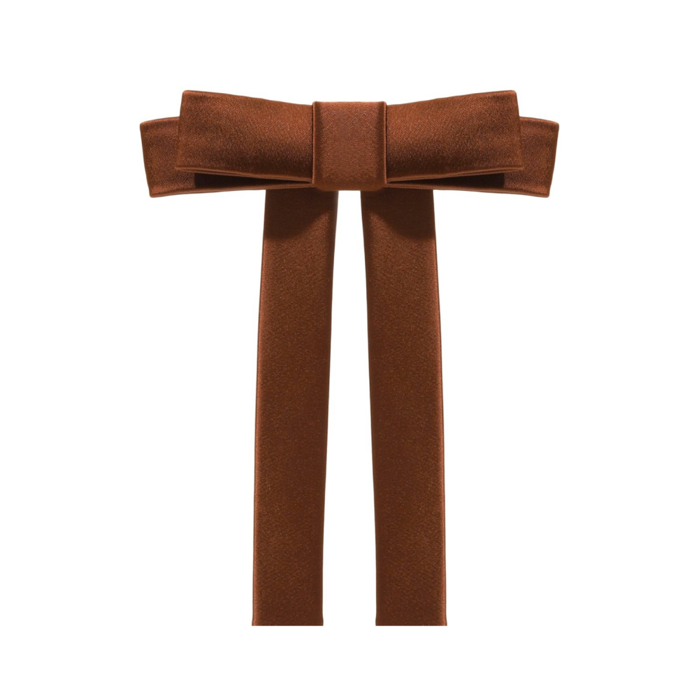 Бант "Мэри" S коричневый