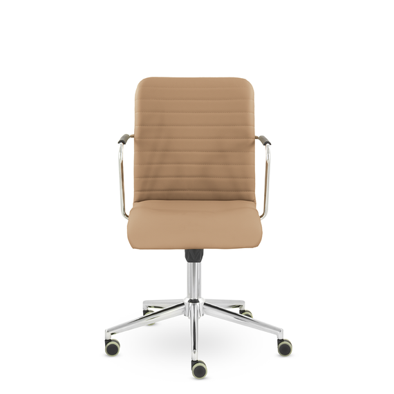 Кресло Честер GTР TG хром Ср S-0426 (светло-коричневый)