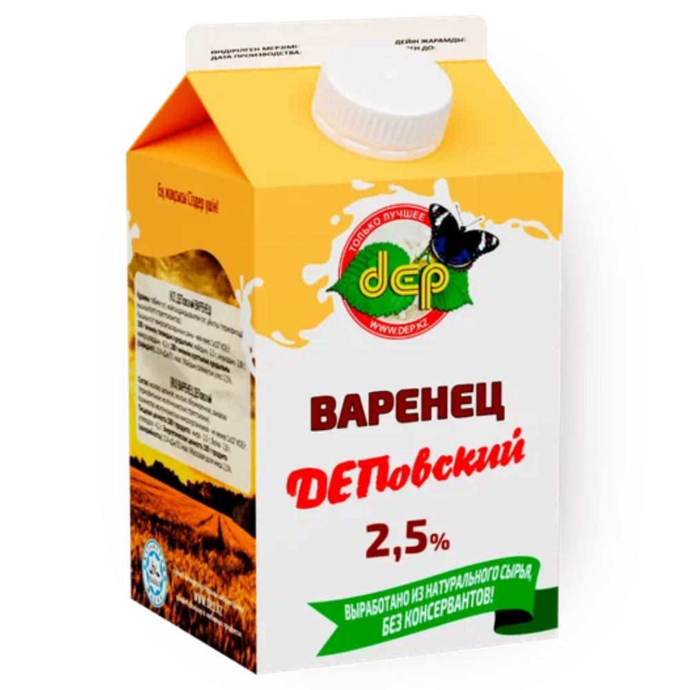 Варенец ДЕПовский 2,5% 500 гр