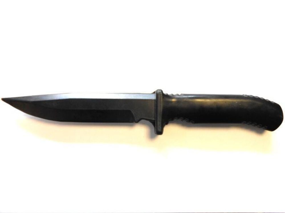 Нож тренировочный Black