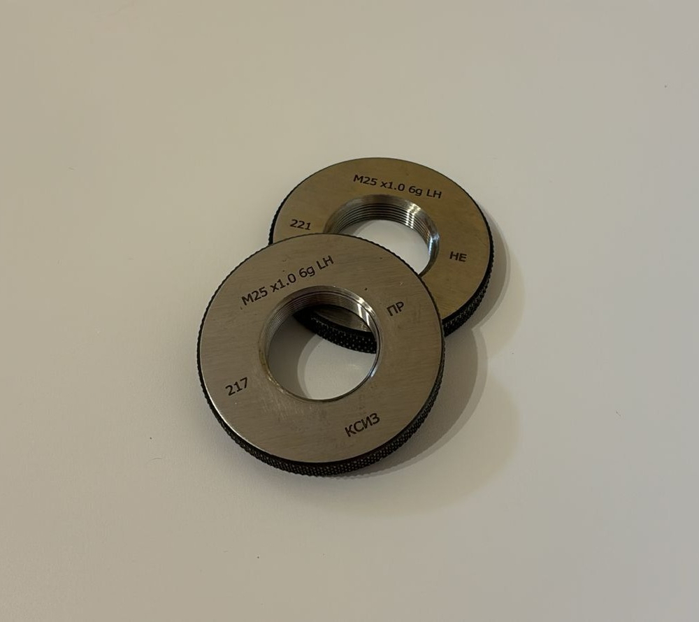 Калибр-кольцо М 25х1.0 6g LH ПР