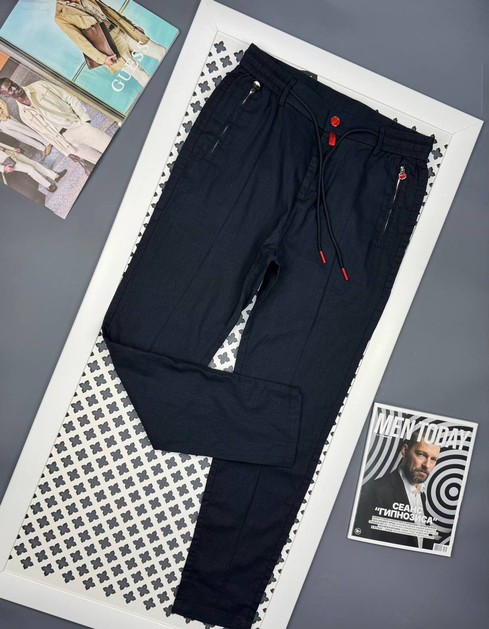 Льняные брюки Kiton