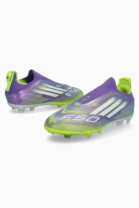 Бутсы adidas F50 Elite LL FG Junior - фиолетовый