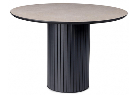 Керамический стол Woodville Гравент 110 avenue grey sahara, черный