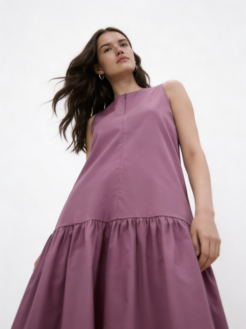 Сарафан из хлопка-поплина