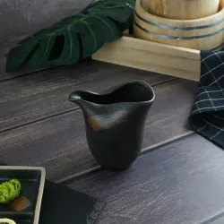 Соусник 250 мл 9,5*6 см h10 см фарфор Dark Matt Panasia P.L. Proff Cuisine [1]