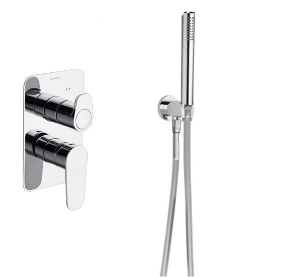 Встраиваемый смеситель для душа на 2 выхода с ручным душем ALEXIA SK3615021