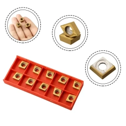 OZ-CTRE 10 шт CCMT09T304 VP15TF твердосплавные пластины CCMT 09 T3 / CCMT32.51 Вставка