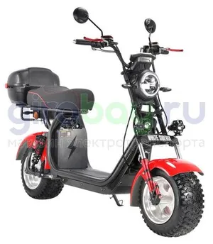 Электроскутер CityCoco WHITE SIBERIA PRO 2500w (Красный) фото 2 фото №7