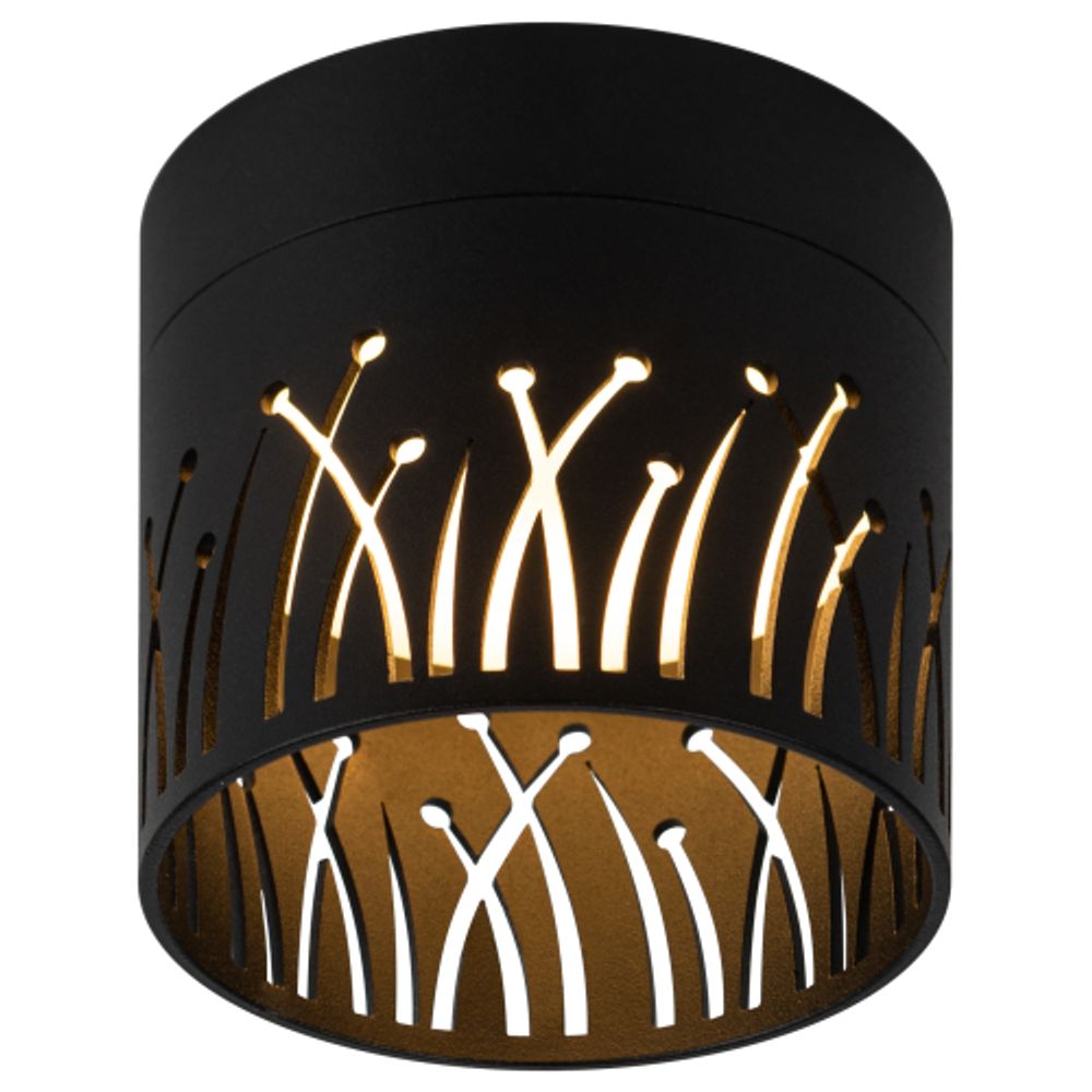 Светильник настенно-потолочный спот ЭРА OL54 BK под лампу GX53 черный IP20 | 