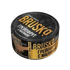 Табак для кальяна BRUSKO, с ароматом грейпфрута с малиной, 125 г.