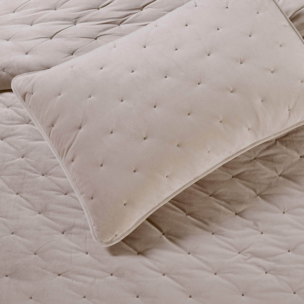 Покрывало 160x220 Sofi De MarkO Иоланта бежевое