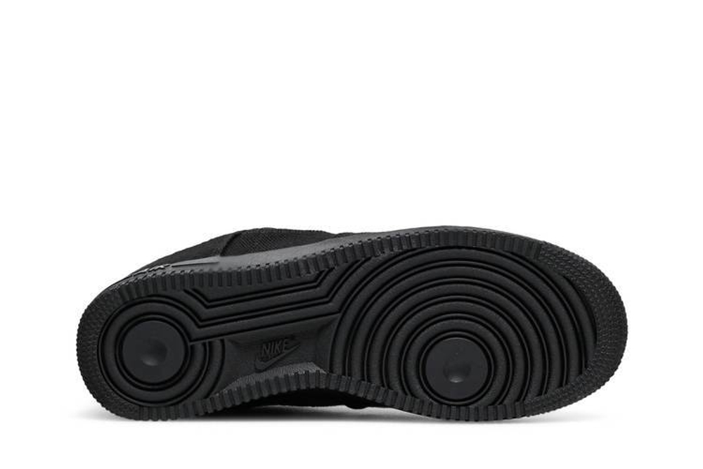 Кроссовки Stussy X Nike Air Force 1 Low "Triple Black"