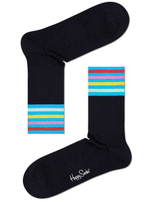 Носки унисекс Colour Cuff 3/4 Crew Sock с цветными полосками на резинке (Размер: 29) (Цвет: белый)