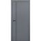 Купить Межкомнатная дверь ПЭТ Silk-2 графит глухая