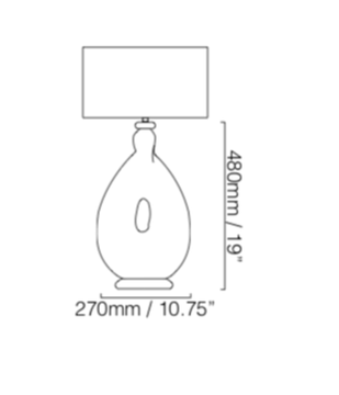 Настольная лампа RICCIO by Baroncelli