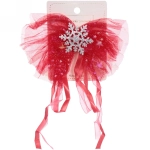 Зажим для волос «Снежинка”, микс 6 цветов, 13*11см