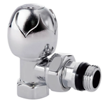 Вентиль микрометрический 1/2" угловой (icma) хром