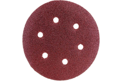 Круг шлифовальный СТАНДАРТ (5 шт; 150 мм; 6 отв; Р60) Зубр 35350-150-060