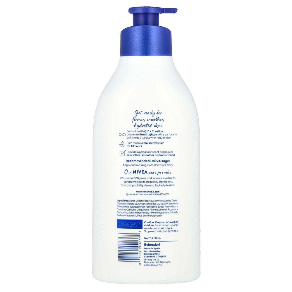 Nivea, Лосьон для тела для упругости и увлажнения кожи, 1000 мл (33,8 жидк. унц.)